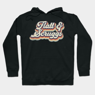 Retro Pattern Flatt 70s 80s 90s Birthday Classic Style Hoodie